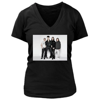 Tokio Hotel Women's Deep V-Neck TShirt