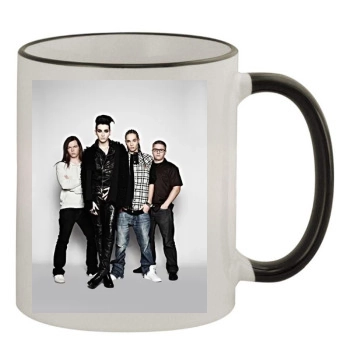 Tokio Hotel 11oz Colored Rim & Handle Mug