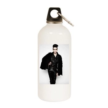 Tokio Hotel White Water Bottle With Carabiner