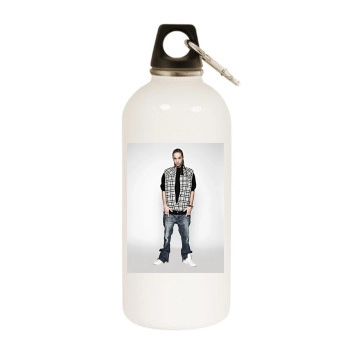 Tokio Hotel White Water Bottle With Carabiner