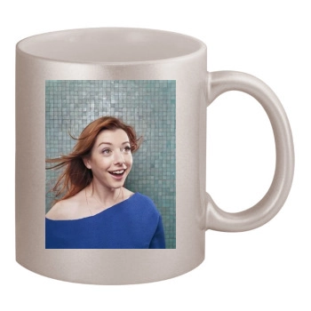 Alyson Hannigan 11oz Metallic Silver Mug