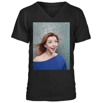 Alyson Hannigan Men's V-Neck T-Shirt