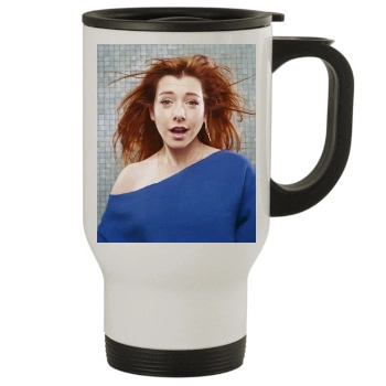 Alyson Hannigan Stainless Steel Travel Mug