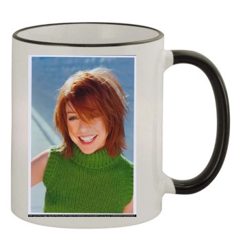 Alyson Hannigan 11oz Colored Rim & Handle Mug