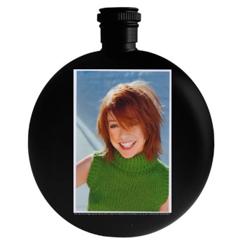 Alyson Hannigan Round Flask