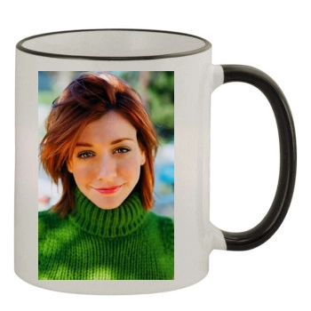 Alyson Hannigan 11oz Colored Rim & Handle Mug