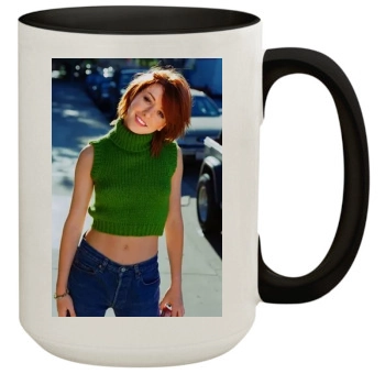 Alyson Hannigan 15oz Colored Inner & Handle Mug