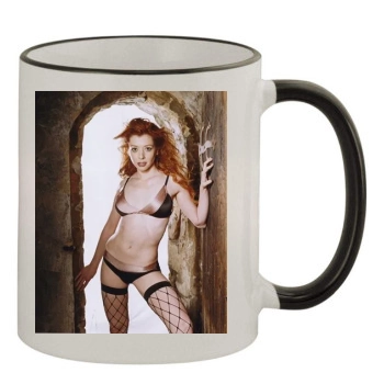 Alyson Hannigan 11oz Colored Rim & Handle Mug