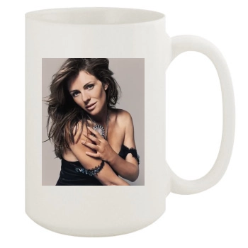 Elizabeth Hurley 15oz White Mug