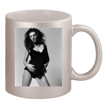 Elizabeth Hurley 11oz Metallic Silver Mug