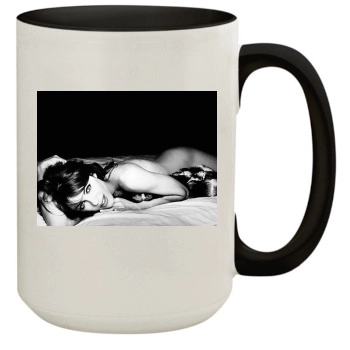 Elizabeth Hurley 15oz Colored Inner & Handle Mug