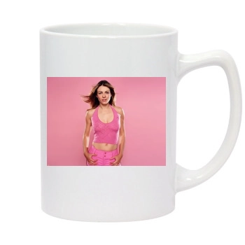 Elizabeth Hurley 14oz White Statesman Mug