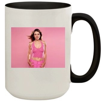 Elizabeth Hurley 15oz Colored Inner & Handle Mug