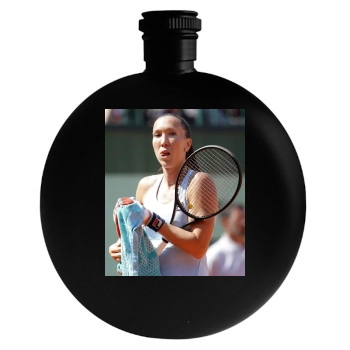 Jelena Jankovic Round Flask