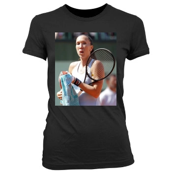 Jelena Jankovic Women's Junior Cut Crewneck T-Shirt