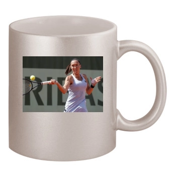 Jelena Jankovic 11oz Metallic Silver Mug