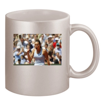 Jelena Jankovic 11oz Metallic Silver Mug