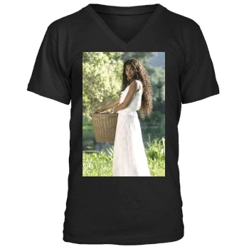 Halle Berry Men's V-Neck T-Shirt