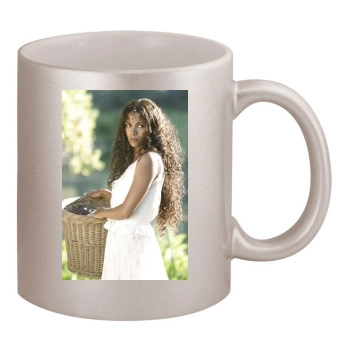 Halle Berry 11oz Metallic Silver Mug