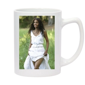 Halle Berry 14oz White Statesman Mug