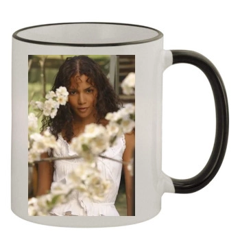 Halle Berry 11oz Colored Rim & Handle Mug