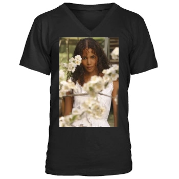 Halle Berry Men's V-Neck T-Shirt