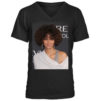 Halle Berry Men's V-Neck T-Shirt