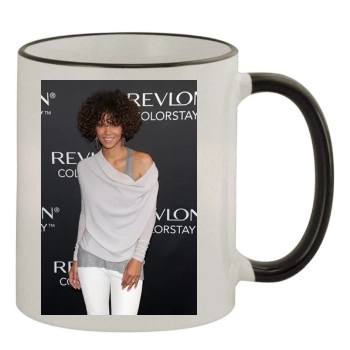 Halle Berry 11oz Colored Rim & Handle Mug