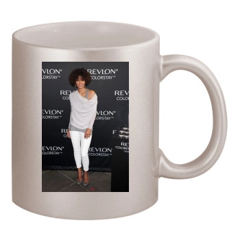 Halle Berry 11oz Metallic Silver Mug