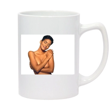 Halle Berry 14oz White Statesman Mug