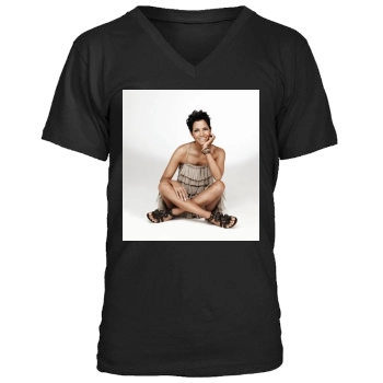 Halle Berry Men's V-Neck T-Shirt