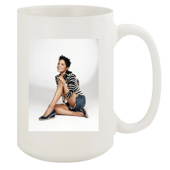 Halle Berry 15oz White Mug