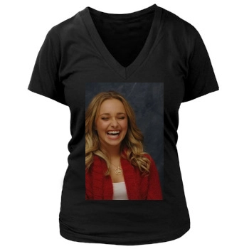 Hayden Panettiere Women's Deep V-Neck TShirt