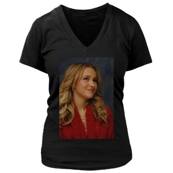 Hayden Panettiere Women's Deep V-Neck TShirt