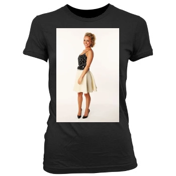 Hayden Panettiere Women's Junior Cut Crewneck T-Shirt