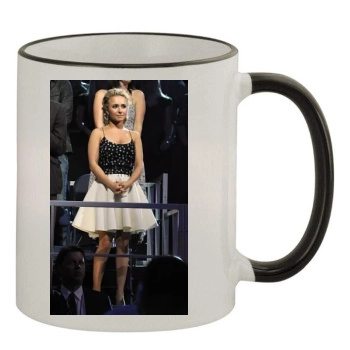 Hayden Panettiere 11oz Colored Rim & Handle Mug