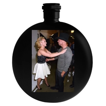 Hayden Panettiere Round Flask