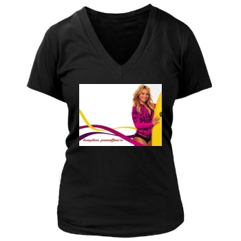 Hayden Panettiere Women's Deep V-Neck TShirt