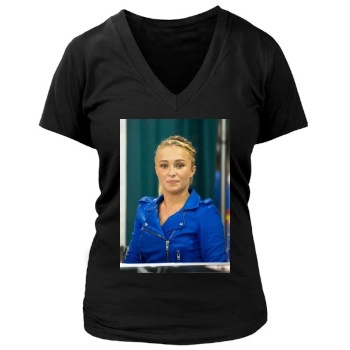 Hayden Panettiere Women's Deep V-Neck TShirt