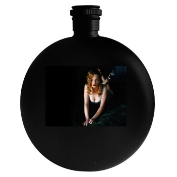 Heather Graham Round Flask