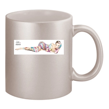 Heidi Klum 11oz Metallic Silver Mug