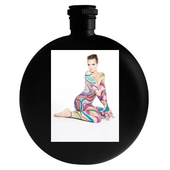 Heidi Klum Round Flask