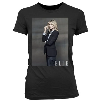 Heidi Klum Women's Junior Cut Crewneck T-Shirt