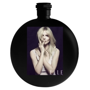 Heidi Klum Round Flask