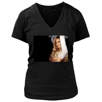 Heidi Klum Women's Deep V-Neck TShirt