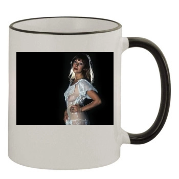 Helen Mirren 11oz Colored Rim & Handle Mug