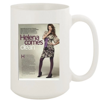 Helena Christensen 15oz White Mug