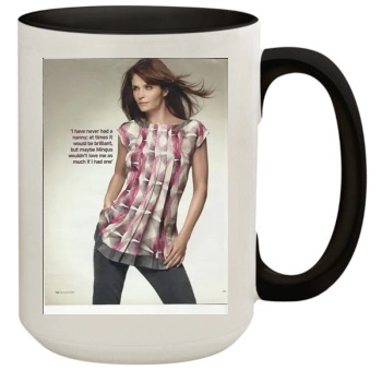 Helena Christensen 15oz Colored Inner & Handle Mug