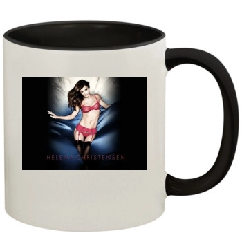 Helena Christensen 11oz Colored Inner & Handle Mug