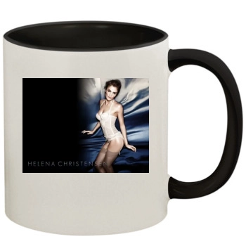 Helena Christensen 11oz Colored Inner & Handle Mug